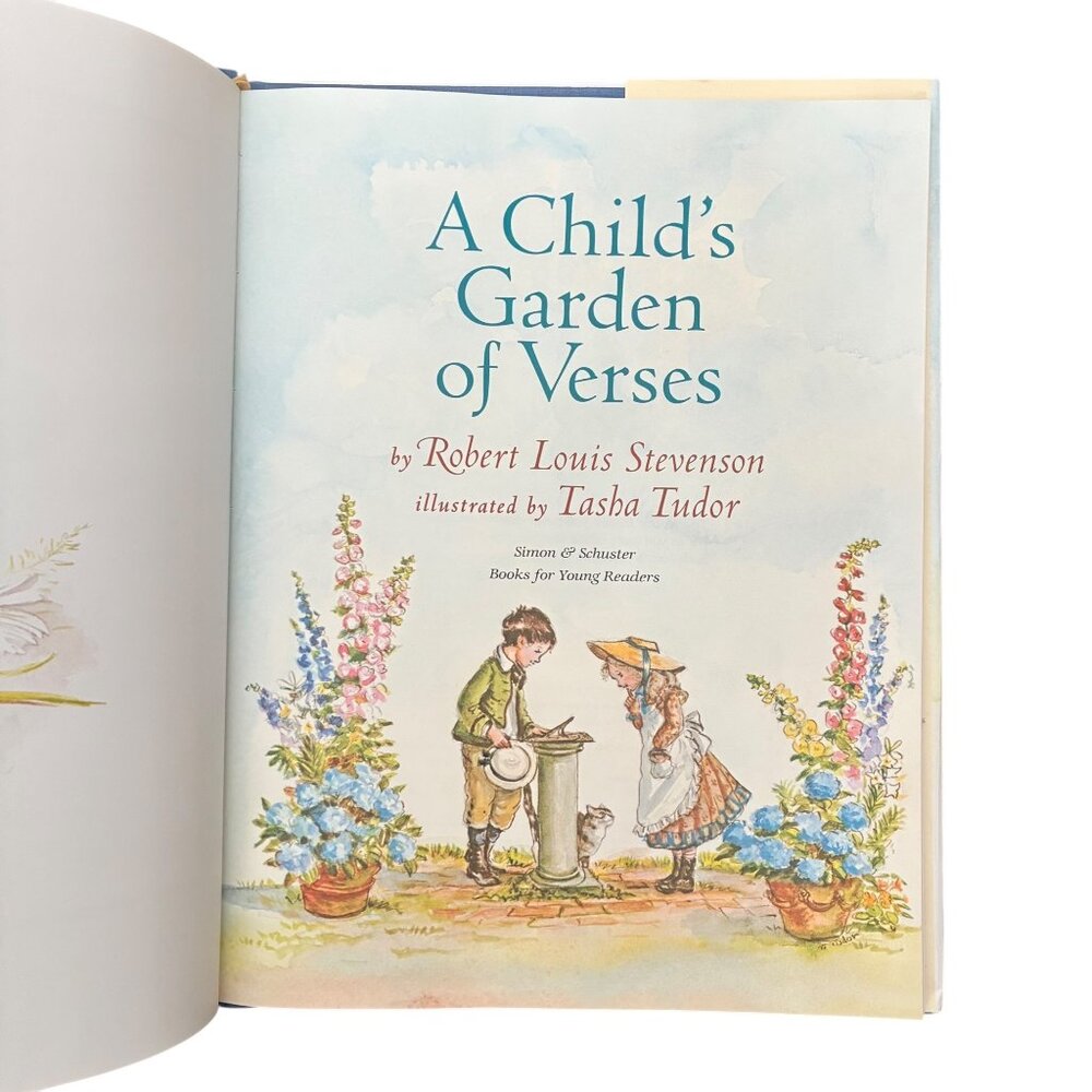 A Childs Garden of Verses Book Robert Louis Stevenson - Tasha Tudor 1999 VTG New - Picture 3 of 16